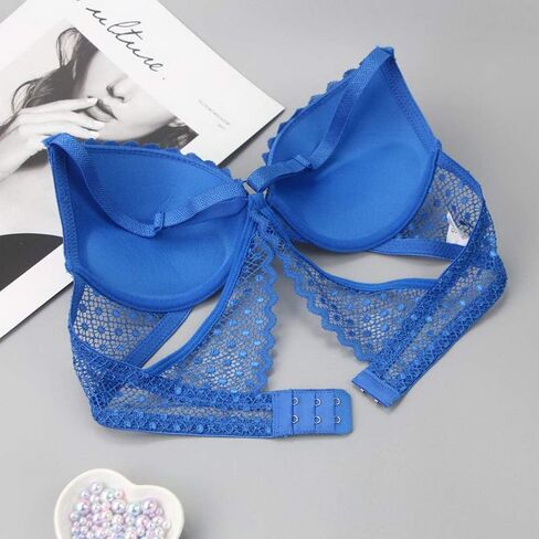 Swbreety Women's Bra and Panty Sets Floral Lace Lingerie Cross Back Underwire Push Up Bras in Saudi Arabia