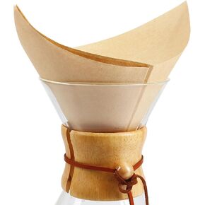 YQL Pour Over Coffee Filter, Unbleached Disposable Coffee Filter Papers for Pour Over Coffee Maker Drippers and More(100Pcs)
