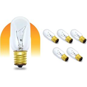 Replacement for 8206232a Whirlpool Microwave 40w Appliance Light Bulb – Dimmable E17 Base 130V 40 Watt Microwave Bulb Replaces 125v 40w Microwave Bulbs & Cooktop Light Bulb – 6 Pack