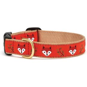 Up Country Foxy Pattern (Foxy Dog Collar, Small (9 to 15 Inches) 5/8 Inch Narrow Width)