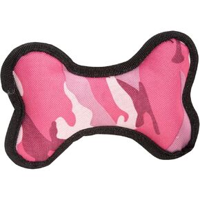 Zanies Toughstructable Bone Dog Toys, Green Camo, Small 6"