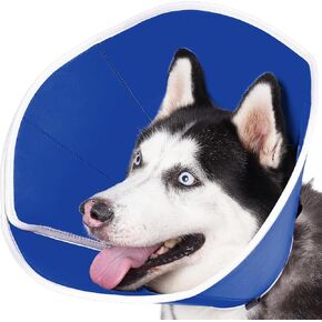 BARKLESS Dog Cone Collar, Soft Cone for Dogs After Surgery to Stop Licking, Alternative to Cone of Shame for Large Medium Small Dogs, Adjustable Elizabethan Collar, Ideal for Neuter and Wound Care