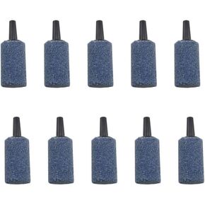 50mm Diameter Air Stone Cylinder Provide Aeration Equal Bubbles Distribution Mineral Bubble Diffuser Airstones Multi Function Gley 4 Pieces for Aquarium Tank Air Pump Hydroponics in Kuwait