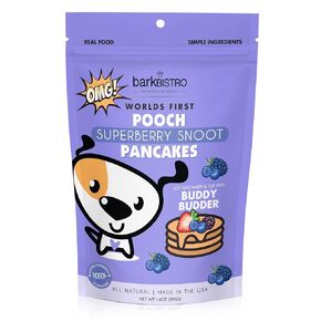 Bark Bistro Company، فطائر Superberry Snoot Pooch مع Buddy BUDDER، فطائر الكلاب الطبيعية بنسبة 100٪، علاجات صحية للكلاب، بدون سكر أو مواد حافظة - صنع في الولايات المتحدة الأمريكية (14oz)