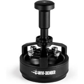 MHW-3BOMBER WDT Tool Espresso 58MM، موزع تقليب القهوة 14 × 0.25 مم، أداة تقليب الإسبريسو بعمق قابل للتعديل، أداة توزيع الإسبريسو من سلسلة Yu T5849-OS