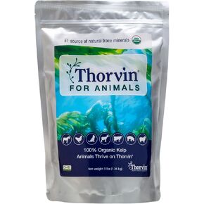 | Organic Supplement for Skin, Coat, Digestion and Optimal Health | Suitable for Dogs, Cats, Horses, and Livestock | 3lb