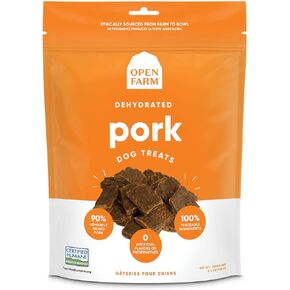Open Farm Dehydrated Pork Dog Treats, 4.5 oz