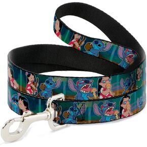 Dog Leash Lilo Stitch 5 Scene Blocks 4 Feet Long 0.5 Inch Wide