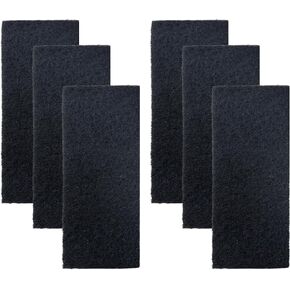 6 Pack 8.67" x 3.95" Microwave Charcoal Filter Replacement for GE Microwave JX81H, WB02X10956, WB02X11544, WB2X10956 Charcoal Filter