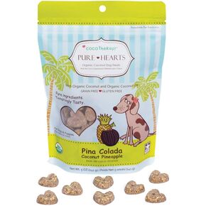 Cocotherapy Pure Hearts Coconut Cookies – Pina Colada (Pineapple Coconut), (1 Pouch), 5 Oz.