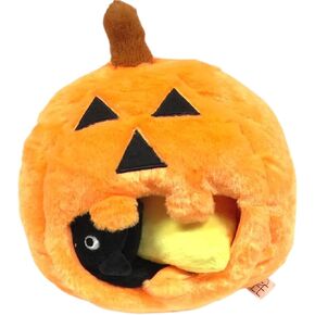 Midlee Pumpkin Find a Toy Halloween Dog Toy