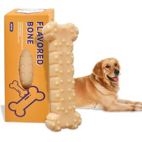 Dog Chew Toys for Aggressive Chewers Large Breed, Non-Toxic Nlyon Indestructible Dog Toys, Tough Durable Puppy Chew Toy for Medium Large Dogs - Fun to Chew