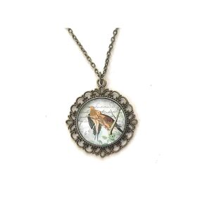 Mourning Dove Necklace for Women - Handmade Pendant - Bird Jewelry