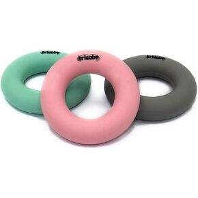 Tough Tire Circle Ring Donut Shape Chew Toy (Set of 3) Durable Tire for Dogs Aggressive Chewers Doughnut Minimalist Design for Puppy and Dog in All Life Stages…