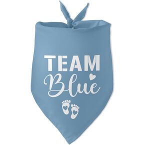 Team Blue Dog Bandana Pregnancy Announcement Dog Bandana Blue Dog Bandana Gender Reveal Photo Prop Accessories for Dog Lovers Owner Gift