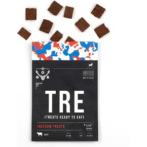 Operation Good Boy Dog Treats - 1/4" Beef Squares Freedom Treats | Natural, Farm-Raised Meat - Vet-Formulated AAFCO Approved Ingredients | Perfect Training Treats for Small to Large Dogs