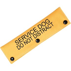 Service Dog Do Not Distract Dog Leash Sleeve Dot Not Pet Working Dog Leash Sleeve Service Dog Leash Wrap (Service Dog Sleeve)