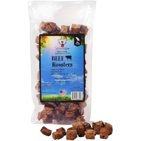 Beef Roaster Bites Dog Chews, 3.5 Ounces, Beef Lung Treats