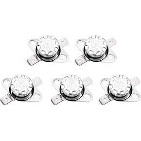 KSD301 Thermostat 150C NC Temperature Thermal Control Switch, [for Microwave Oven Refrigerators] - Normally Closed/5pcs