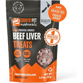 CountryPet New Zealand Raw Freeze-Dried Venison Trail Mix – 100% Natural, Grass-Fed, Free-Range, Human Grade, 62% Protein, No Crumbling, Minimal Processing, Humanely Raised (2.65oz)