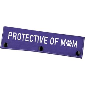 Funny Protective Dog Leash Sleeve Protective of Mom Leash Wrap Social Distancing Gift（Protective of Mom）