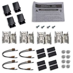 Supplying Demand 330031 5303935058 4 Pack Electric Range Top Burner Receptacle and Wire Replacement Kit