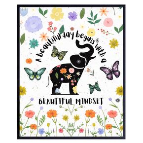 Inspirational quote Wall Decor - Inspirational Gifts for Women - Little Girls Room Decor - Motivational Wall Art for Women, Woman - positive Quotes Wall Decor - Cute Bedroom Decor, Inspiring Wall Art