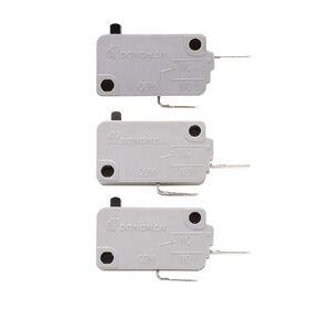 KW3A Microwave Oven Door Switch (16A 125/250V) - Normally Open & Normally Close, with 2 Normally Open and 1 Normally Close Door Interlock