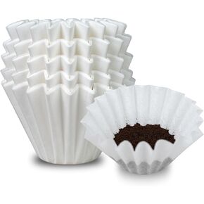 2-4 Cup Coffee Filters,100 Count Disposable Basket Coffee Filter Paper, Compatible with Kalita Wave Pour Over Coffee Dripper 185 Series, For 2-4 People