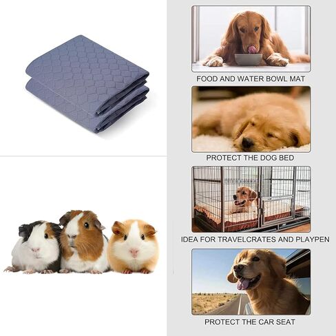 Guinea Pig Bedding, Guinea Pig Pee Pads Washable and Reusable 2 Pack, Guinea Pig Fleece Cage Liners. in Saudi Arabia
