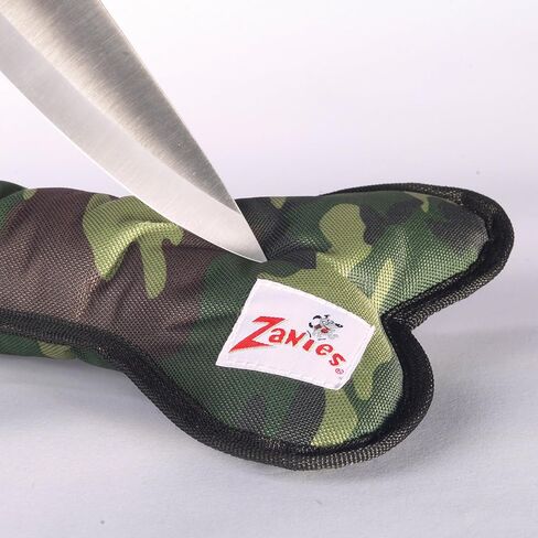 Zanies Toughstructable Bone Dog Toys, Green Camo, Small 6" in Saudi Arabia
