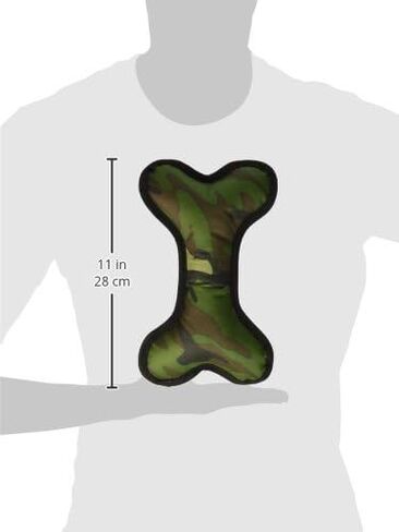 Zanies Toughstructable Bone Dog Toys, Green Camo, Small 6" in Saudi Arabia