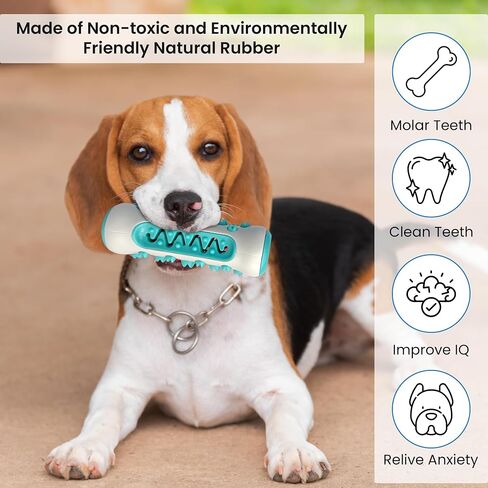 3-Pack Dog Toys -Indestructible Dog Ball + Dog Squeaky Toys Octopus + Stick Treat Dispensing dog toys - Puppy Toys to Keep Them Busy - Medium/Small Dogs in Saudi Arabia