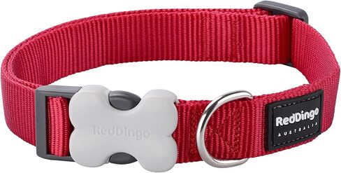 Classic Dog Collar, Medium/Large/20mm, Red in Saudi Arabia