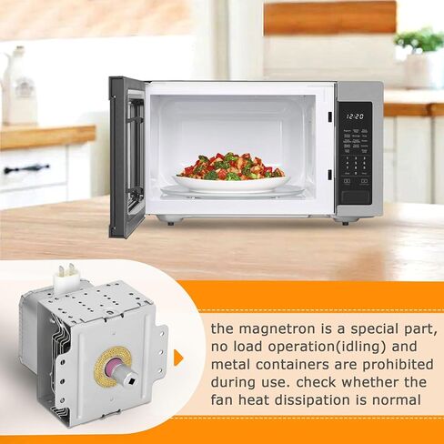 W10693025 ماجنيترون الميكروويف 2M253J متوافق مع فرن الميكروويف ويرلبول، 2M253J ماجنيترون الميكروويف يستبدل الأجزاء التالية WMH32519HB0 WMH31017FW0 WMH32519HV0 in Kuwait