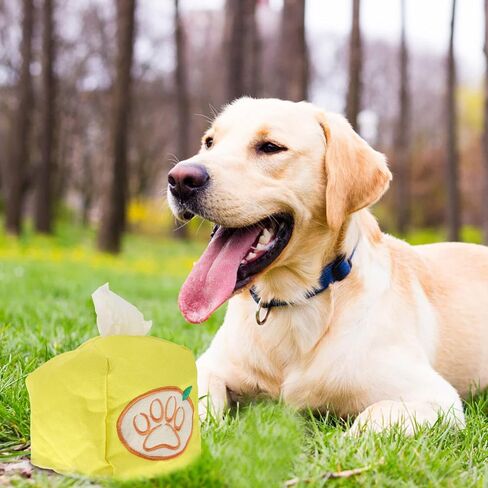 balacoo Pet Paper Towel Chew Toys for Puppies Calming Toys Chewing Toys for Dogs Pet Tissue Box Toy Dogs Slow Feeder Game Pet Supplies Puppy Sniffing Toy Dog Toy Dog Comforting Toy Yellow in Saudi Arabia
