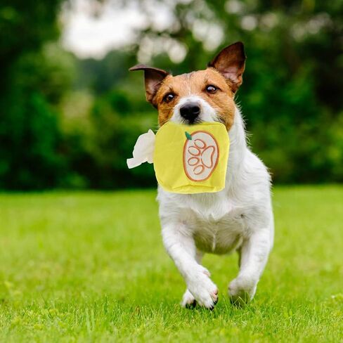 balacoo Pet Paper Towel Chew Toys for Puppies Calming Toys Chewing Toys for Dogs Pet Tissue Box Toy Dogs Slow Feeder Game Pet Supplies Puppy Sniffing Toy Dog Toy Dog Comforting Toy Yellow in Saudi Arabia