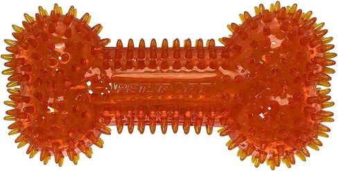 PetSport 7.5" Gorilla Spiky Squeaker Bone Dog Toy (3 Pack) - Large | Vanilla Scented Super Durable TPR Rubber That Floats | Maintain Dental Health for Your Pet, Colors Will Vary in Saudi Arabia