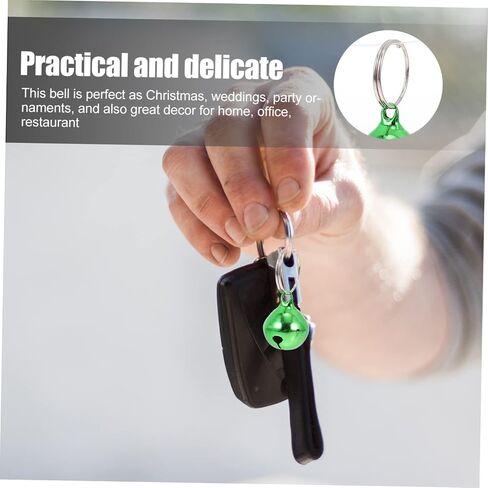 balacoo 24pcs Pet Bell Accessories Pet Bells Decorative Dog Bells Cat Collar Bell Ring Doorbell Wired with Chime Kitten Ornament Nativity Crafts Cat Supply Cat Accessory Dog Accessory in Saudi Arabia