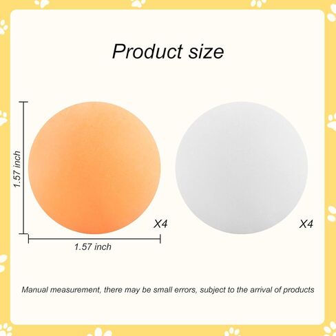 Andiker Cat Track Toy Balls, 6pcs Colorful Cat Toys for indoor Cats Lightweight and Bounce Durable 1inches Replacement Balls for Cat Tower Toy (8pc) in Saudi Arabia