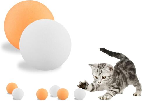 Andiker Cat Track Toy Balls, 6pcs Colorful Cat Toys for indoor Cats Lightweight and Bounce Durable 1inches Replacement Balls for Cat Tower Toy (8pc) in Saudi Arabia