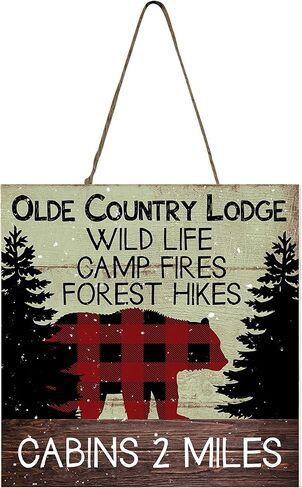 Twisted R Design Hanging Small Wooden Sign - Christmas Decorations, Ornament Kitchen Art Sign, Wall Hanging Home Decor w/Rustic Art - Let's Bake Stuff Drink Hot Cocoa & Watch Christmas Movies, 5x5 in in Saudi Arabia