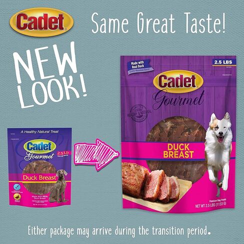 Cadet Duck Breast Gourmet Dog Treat 2 Pack with Exclusive Got Treats Paw Magnet for Car, Refrigerator, and More in Saudi Arabia
