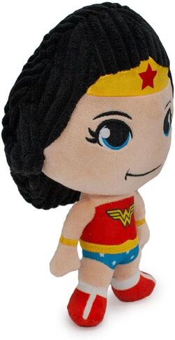 Buckle-Down Dog Toy, DC Comics, Plush Squeaker Wonder Woman Full Body Standing Pose with Corduroy Hair in Saudi Arabia