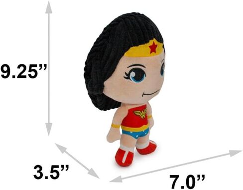 Buckle-Down Dog Toy, DC Comics, Plush Squeaker Wonder Woman Full Body Standing Pose with Corduroy Hair in Saudi Arabia