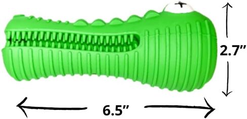 Dog Toothbrush Dental Chew Crocodile Dog Toy, Teeth Cleaning, Teething Aid, The Best Indestructible Dog Toy for Aggressive Chewers, Dog Chew Toy for Medium to Large Dogs (Green) in Saudi Arabia
