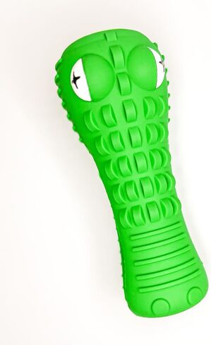Dog Toothbrush Dental Chew Crocodile Dog Toy, Teeth Cleaning, Teething Aid, The Best Indestructible Dog Toy for Aggressive Chewers, Dog Chew Toy for Medium to Large Dogs (Green) in Saudi Arabia