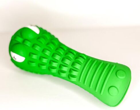Dog Toothbrush Dental Chew Crocodile Dog Toy, Teeth Cleaning, Teething Aid, The Best Indestructible Dog Toy for Aggressive Chewers, Dog Chew Toy for Medium to Large Dogs (Green) in Saudi Arabia
