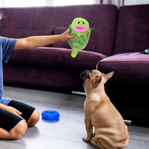 Vehomy Dog Corn Shape Squeaky Toy 2 in 1 Puzzle Puppy Toy Plush Dog Leakage Food Toy for Small & Medium Dogs Interactive Dog Chewing Toy for Teething with Crinkle Paper & Squeaker Corn in Saudi Arabia