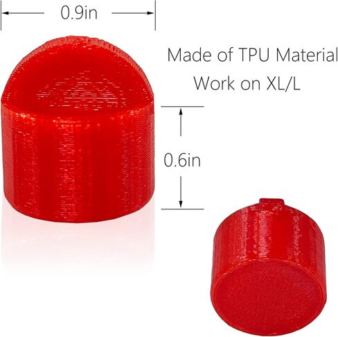 2 قطعة قابس للفتحة الموجودة في موزع حلوى لعبة الكلب بحجم L من Toppl (يجب أن يعمل على XL) سدادة لملحقات Toppl لـ Zogoflex Toppl، قابس للعبة Toppl Stopple Stuffer، أحمر in Kuwait